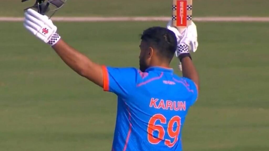 Karun nair records